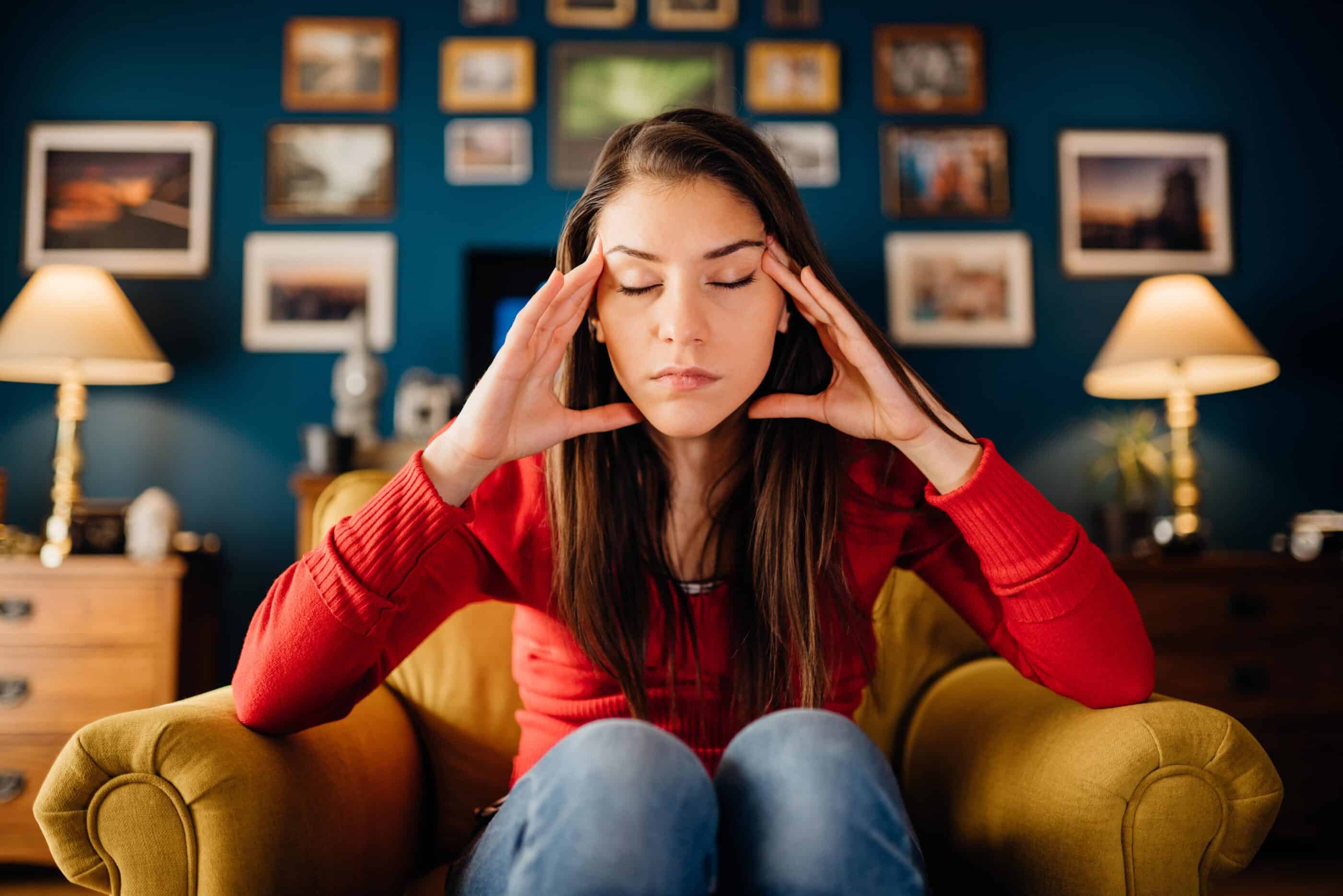 Woman showing these 7 signs of high functioning anxiety